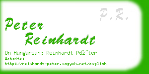 peter reinhardt business card